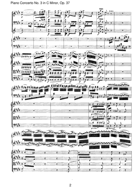Beethoven 3. Klavierkonzert 2nd movement Largo