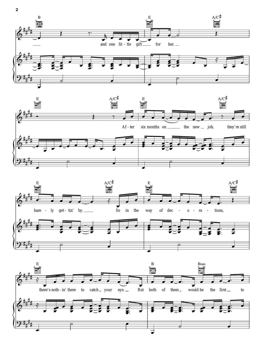 Christmas Is All In The Heart Acoustic Guitar scores gallery preview page 2