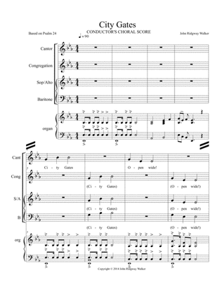 City Gates 02 Choral Conductor's Score