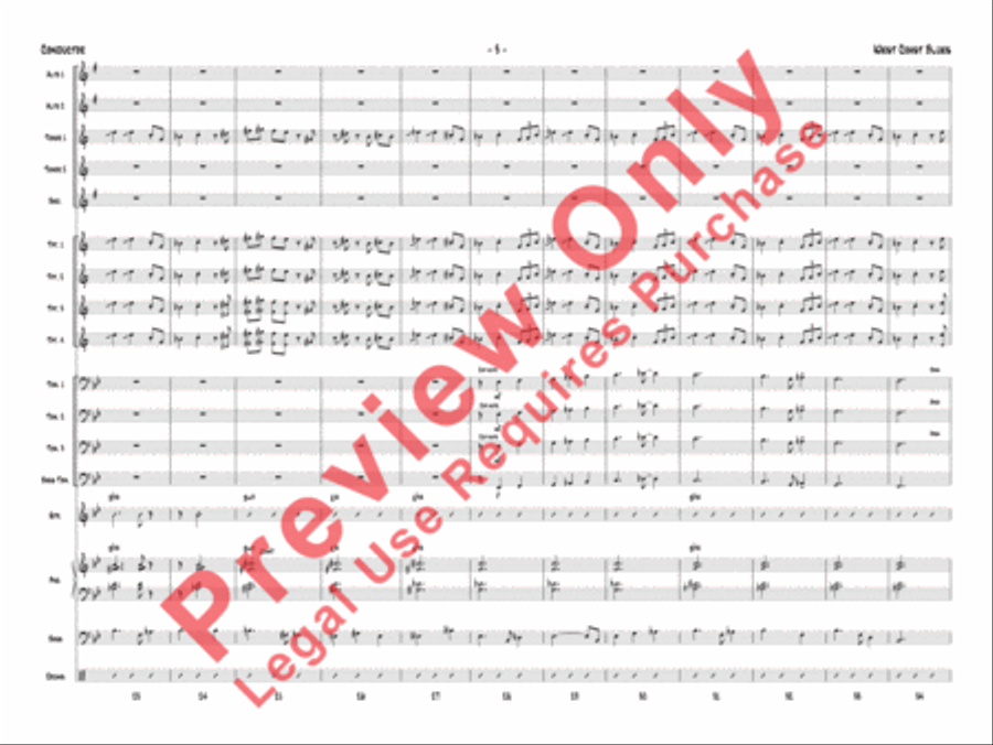 West Coast Blues West Coast Blues Jazz Ensemble scores gallery preview page 26