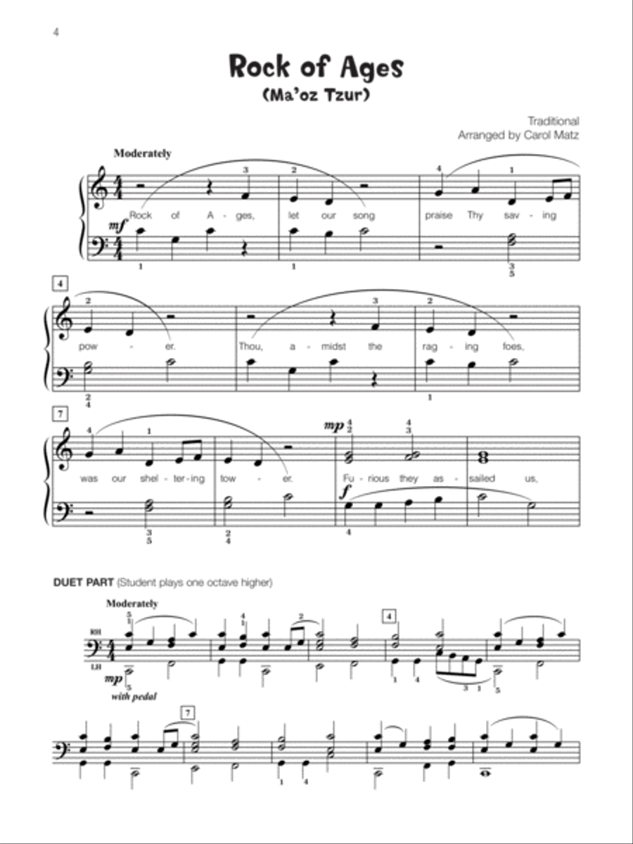 Famous & Fun Jewish Songs 1-3 (Value Pack) Piano Method scores gallery preview page 10