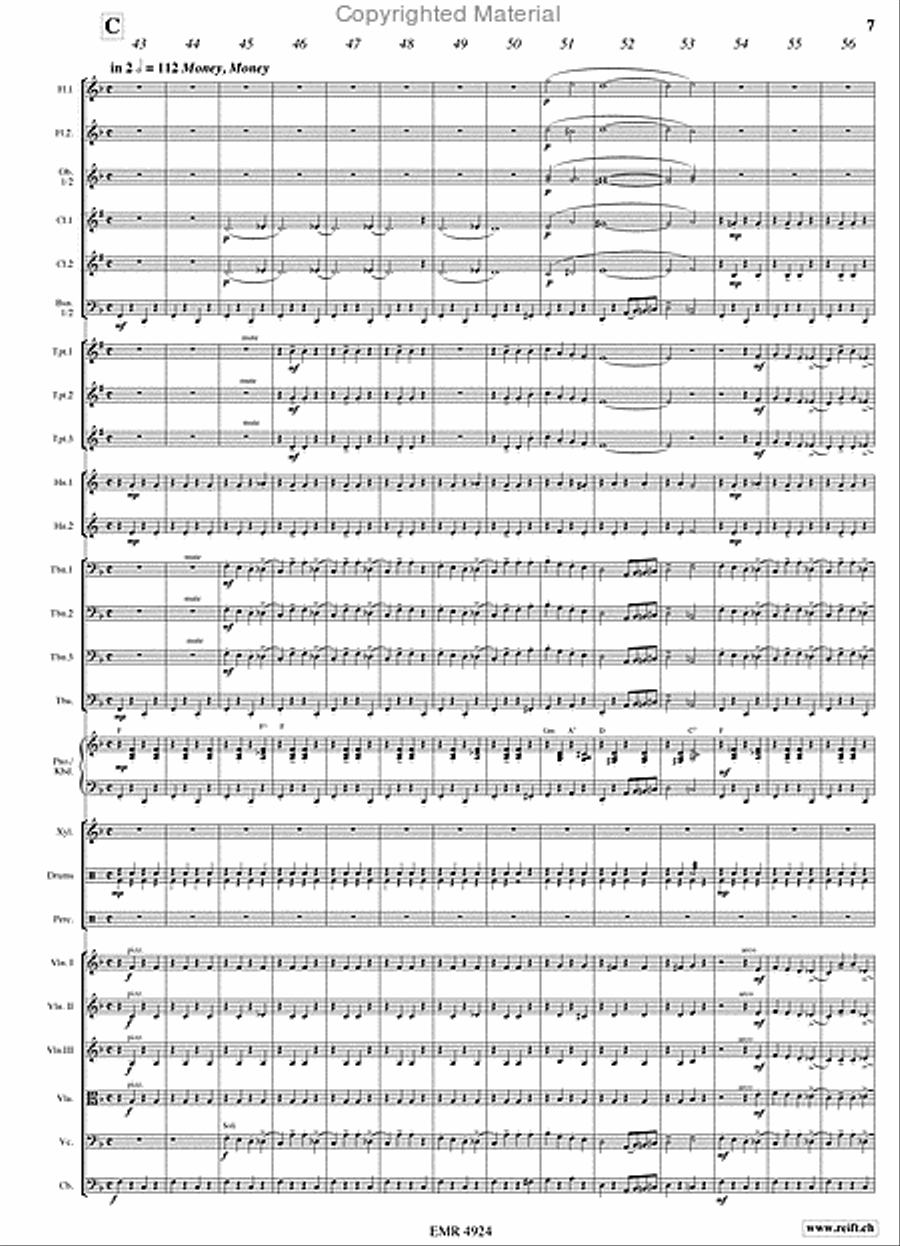 Cabaret Orchestra scores gallery preview page 7