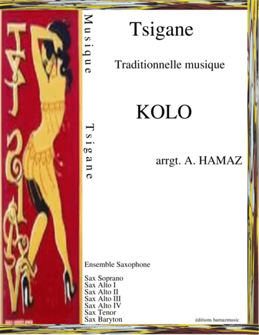 TSIGANE MUSIQUE KOLO TSIGANE MUSIQUE KOLO Woodwind Ensemble scores gallery preview page 1