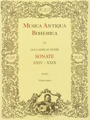 Book cover for Sonaten XXIV-XXIX