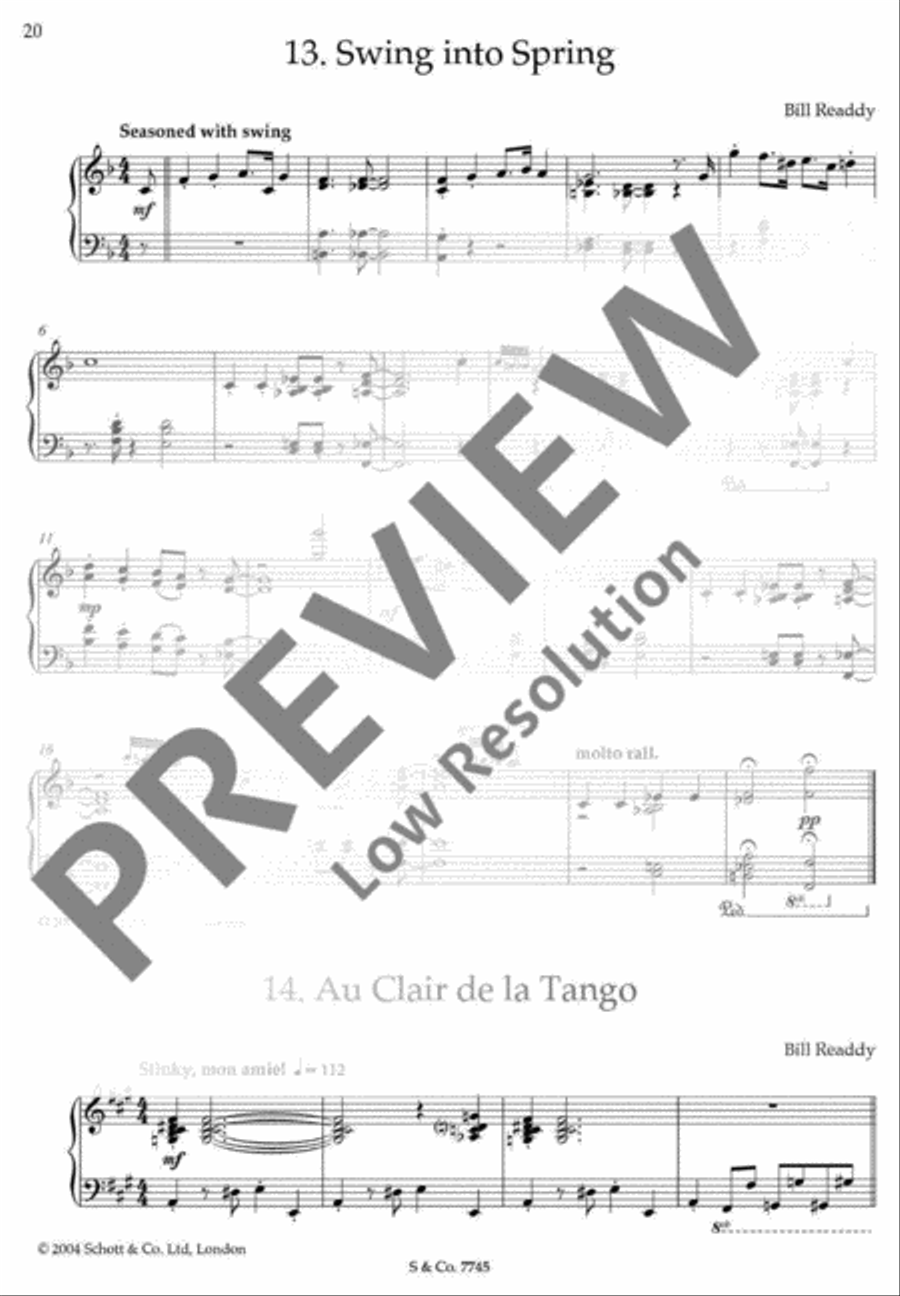 Twinkle, Twinkle Jazzy Star Piano Solo scores gallery preview page 21