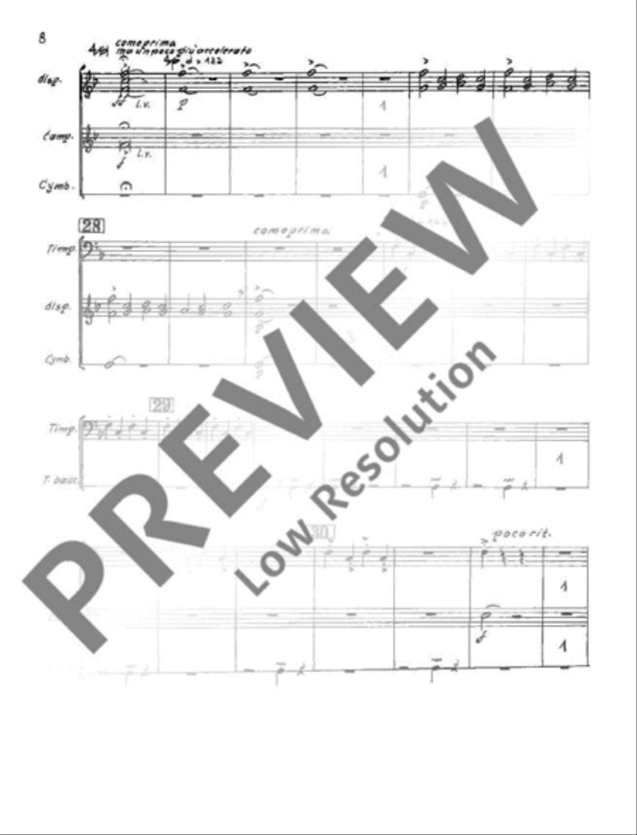 Carmina Burana Carmina Burana Choir scores gallery preview page 11