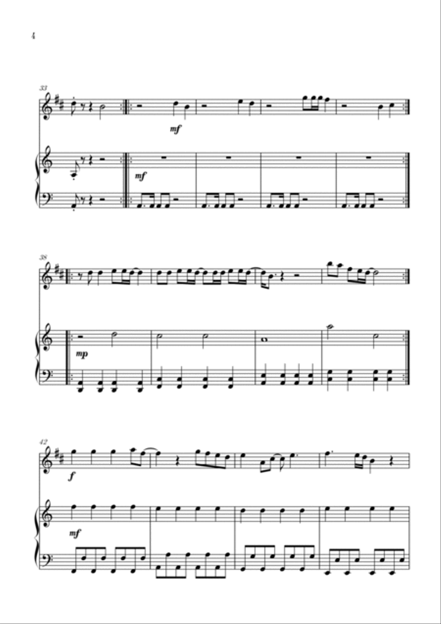 Bloody Mary B-Flat Clarinet scores gallery preview page 4