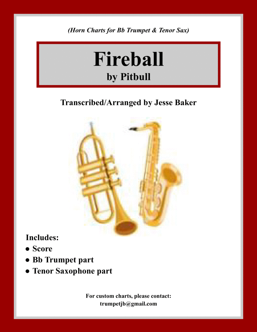 Fireball Tenor Saxophone scores gallery preview page 1