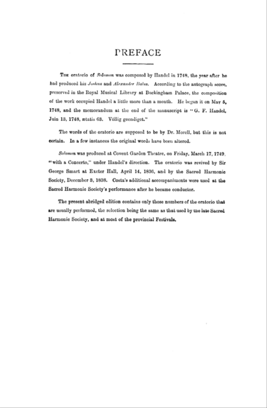 Solomon (1749) 4-Part scores gallery preview page 3