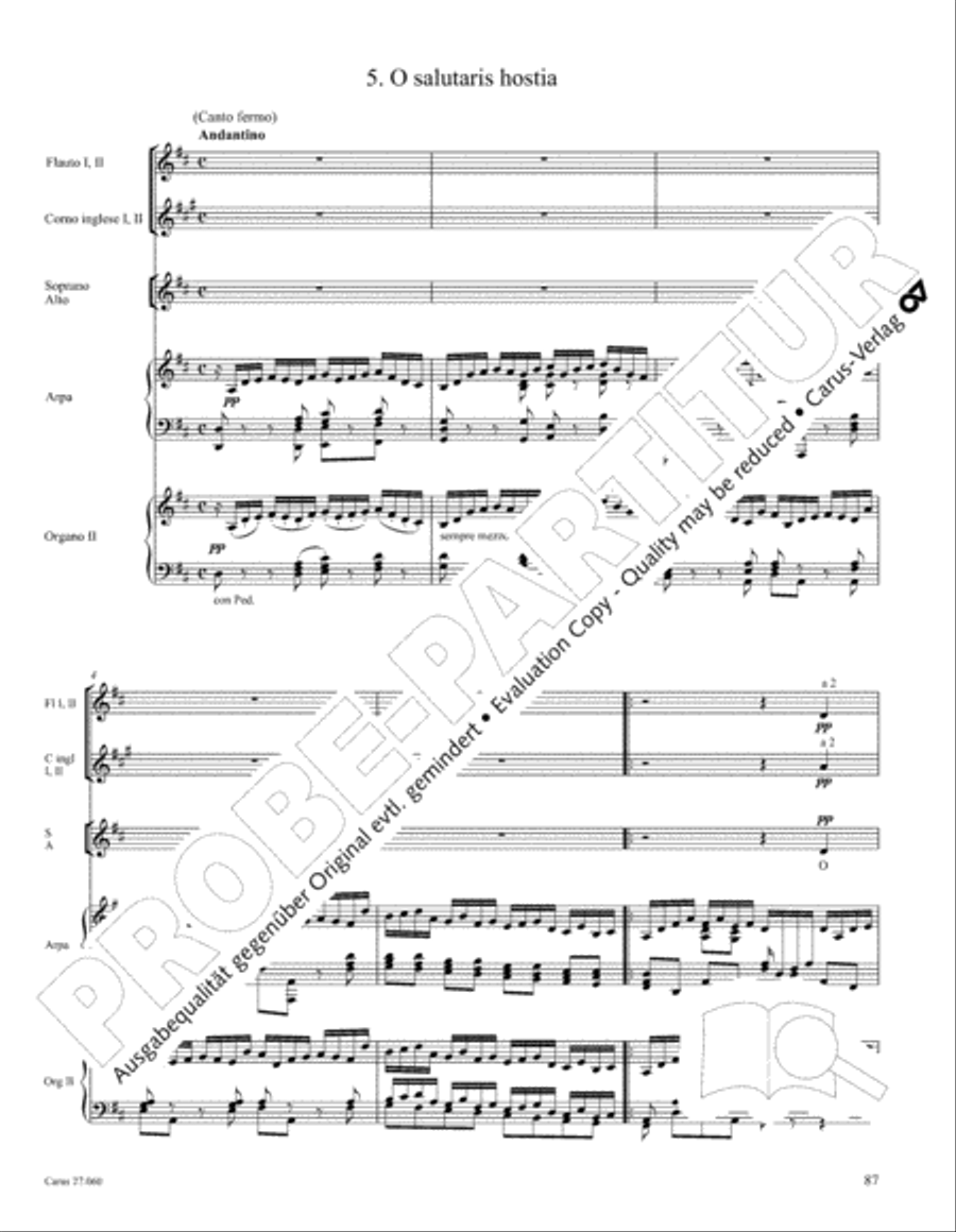 Messe a quatre voix 4-Part scores gallery preview page 98