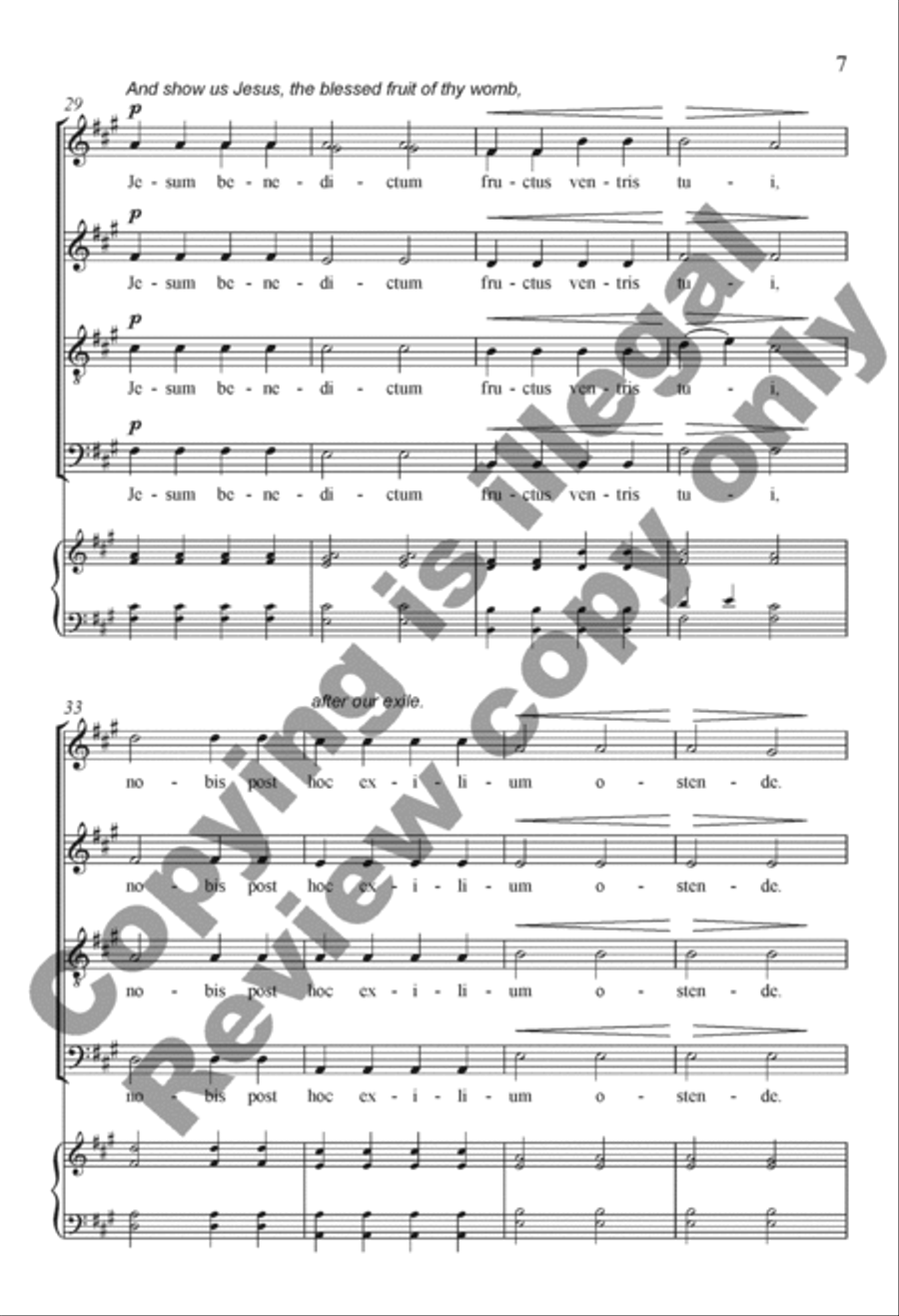 Ad te clamamus 4-Part scores gallery preview page 18
