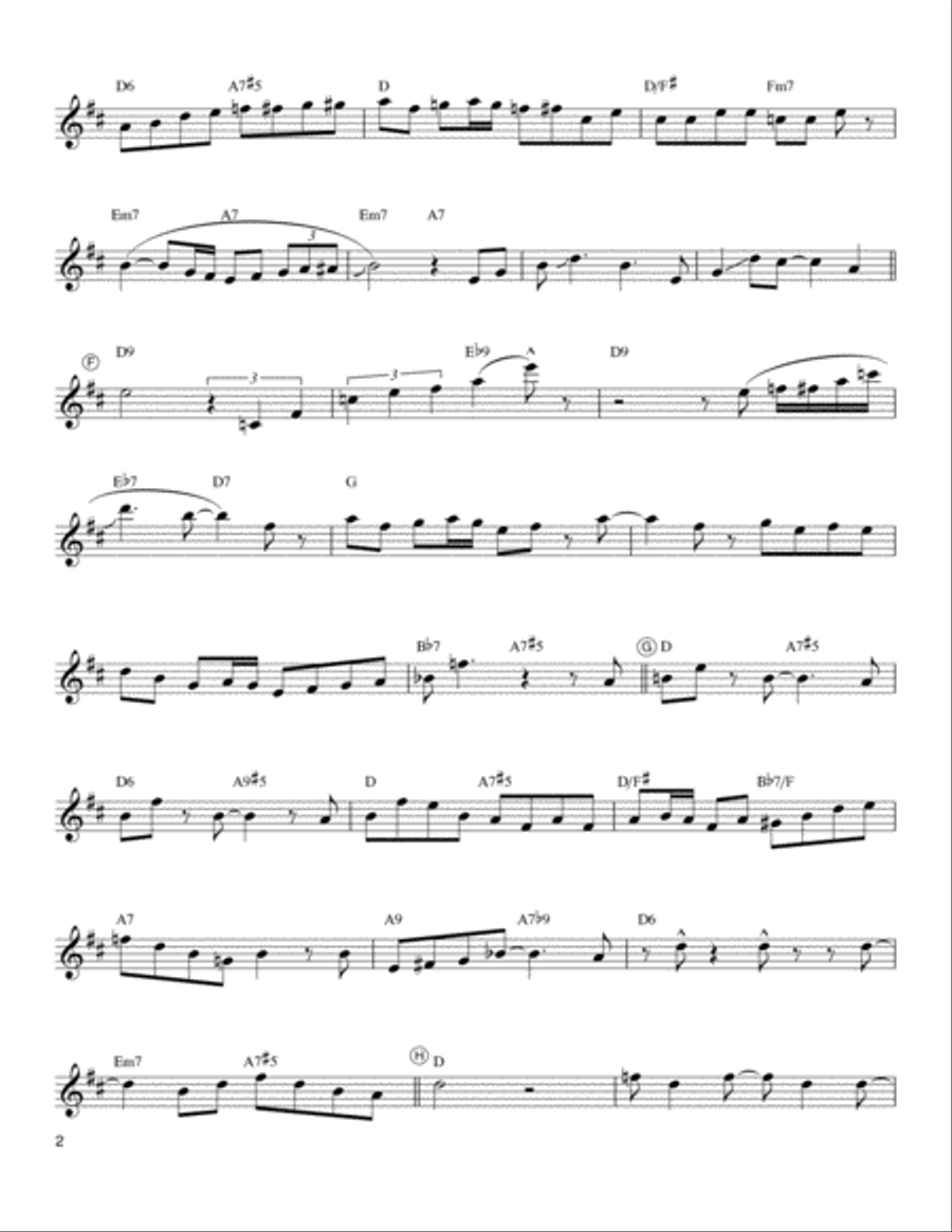 Three Little Words Three Little Words Tenor Saxophone scores gallery preview page 2
