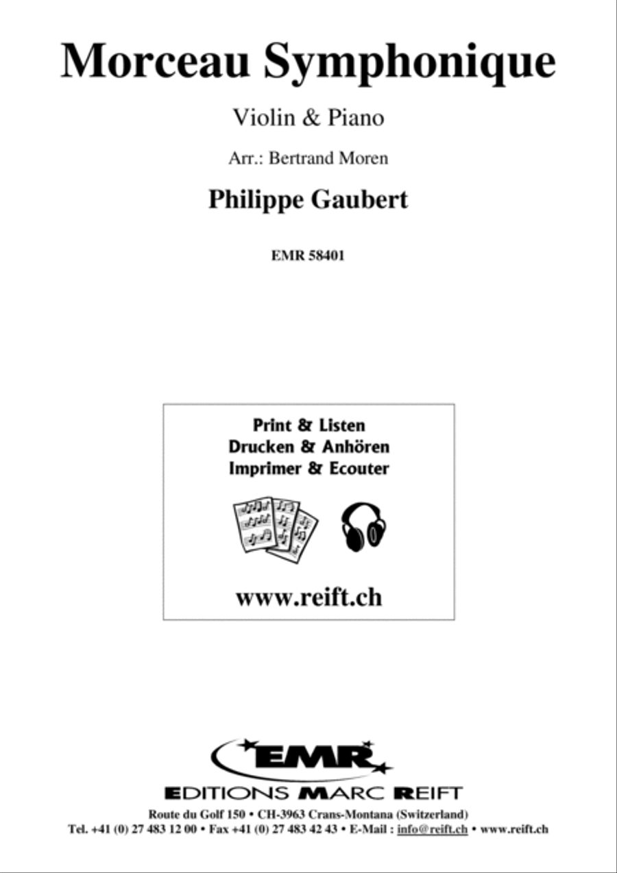 Morceau Symphonique Violin Solo scores gallery preview page 2