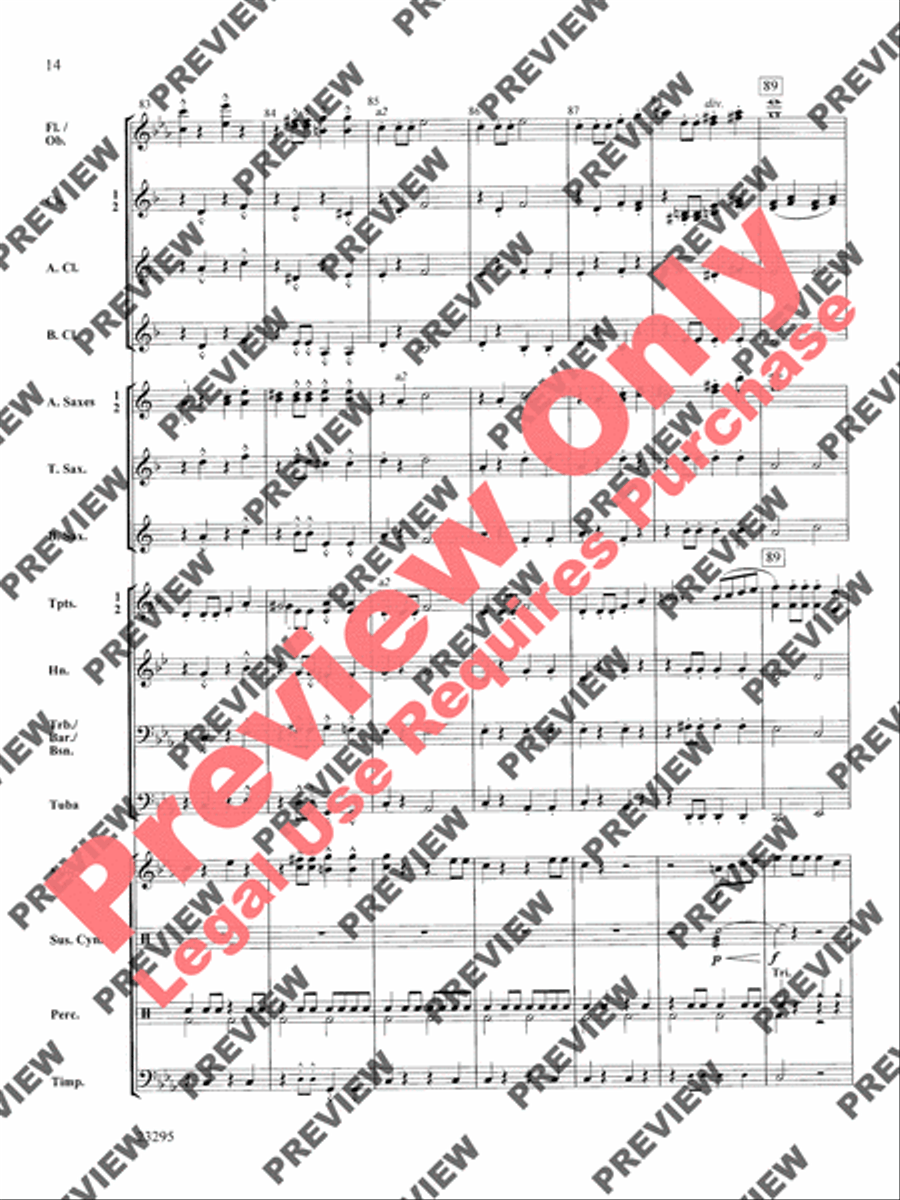 Stormchasers Concert Band scores gallery preview page 15