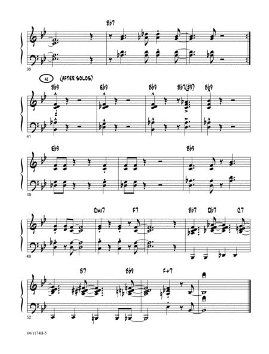 Aebersold for Everyone - Piano Jazz Ensemble scores gallery preview page 5