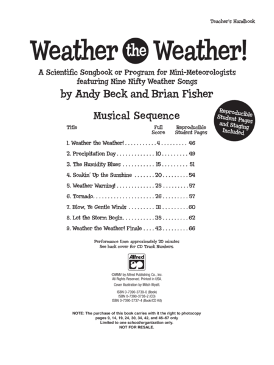 Weather the Weather! - CD Kit Choir scores gallery preview page 2