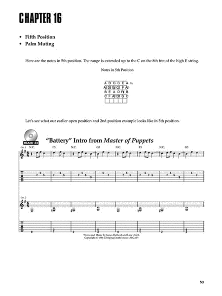 Learn to Play Guitar with Metallica image number null