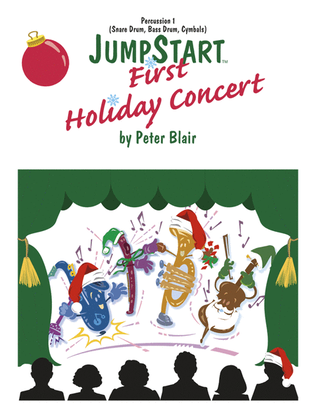 Book cover for JumpStart First Holiday Concert - Percussion 1