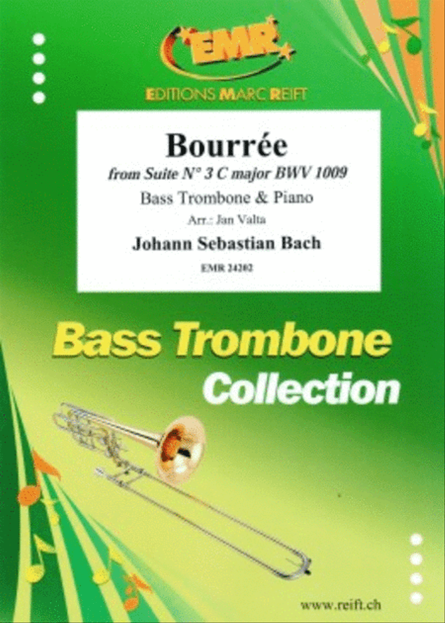 Bourree Bourree Bass Trombone scores gallery preview page 1
