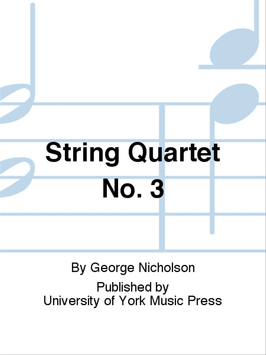 String Quartet No. 3 String Quartet scores gallery preview page 1