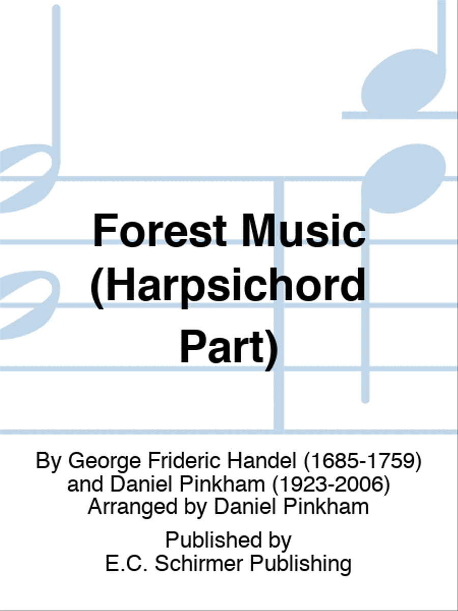 Forest Music (Harpsichord Part) Harpsichord scores gallery preview page 1