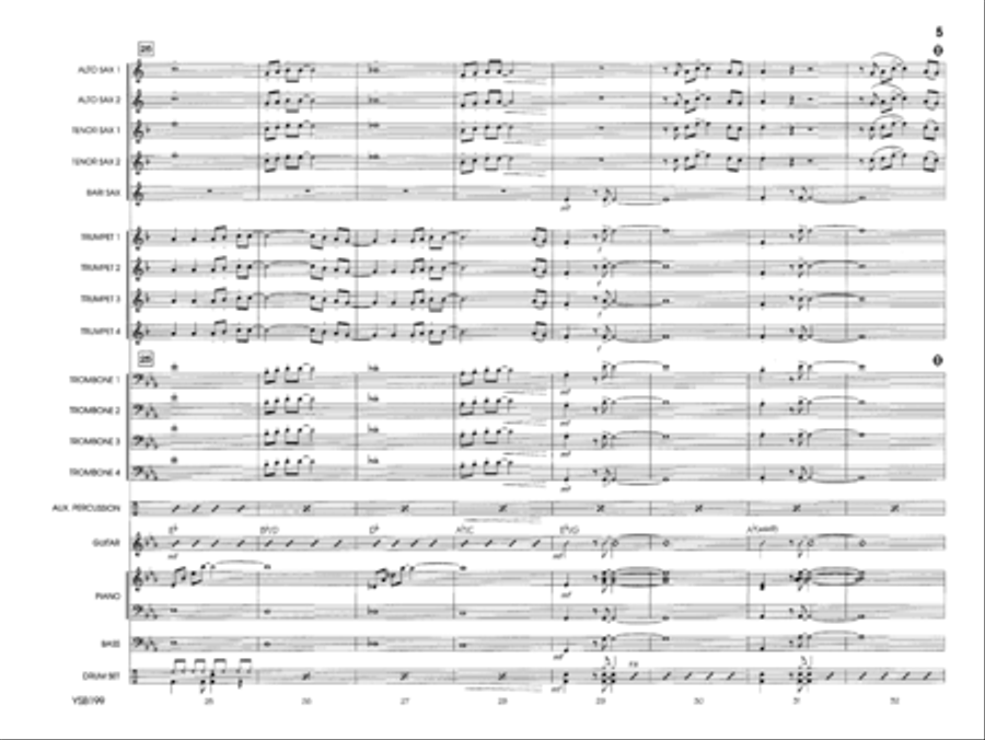 Joy To The World Jazz Ensemble scores gallery preview page 5