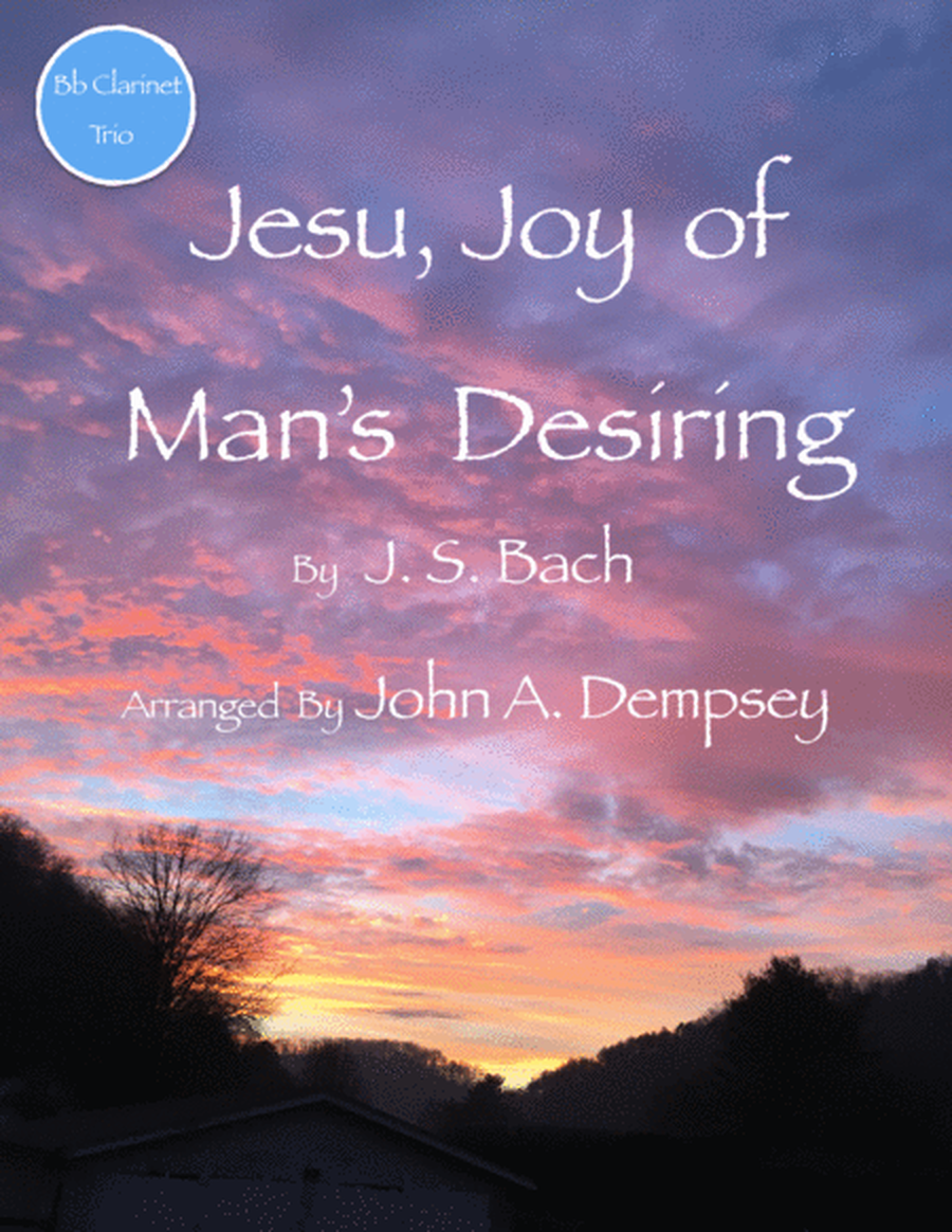 Jesu, Joy of Man's Desiring (Clarinet Trio) image number null