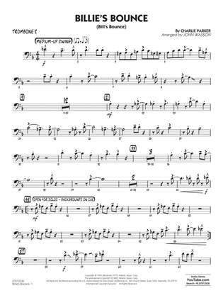 Billie's Bounce (arr. John Wasson) - Trombone 2