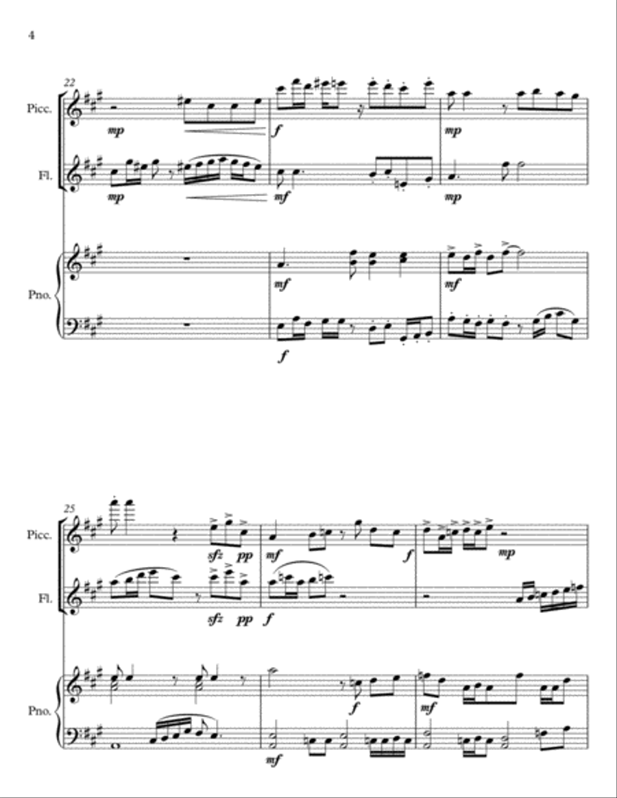 Trekking the Mountain Flute Solo scores gallery preview page 4