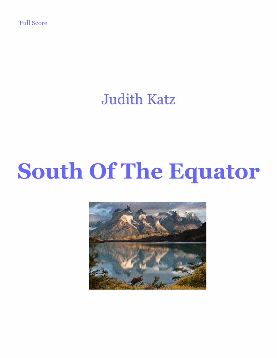 South of The Equator - for flute quartet image number null