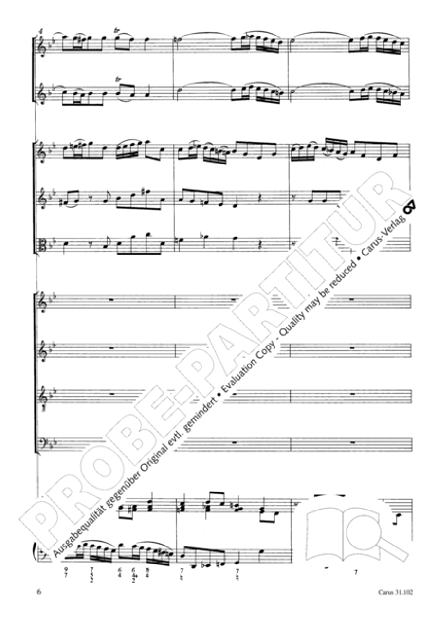 Lord God, your eyes are seeing truth in trusting (Herr, deine Augen sehen nach dem Glauben) ATB scores gallery preview page 7