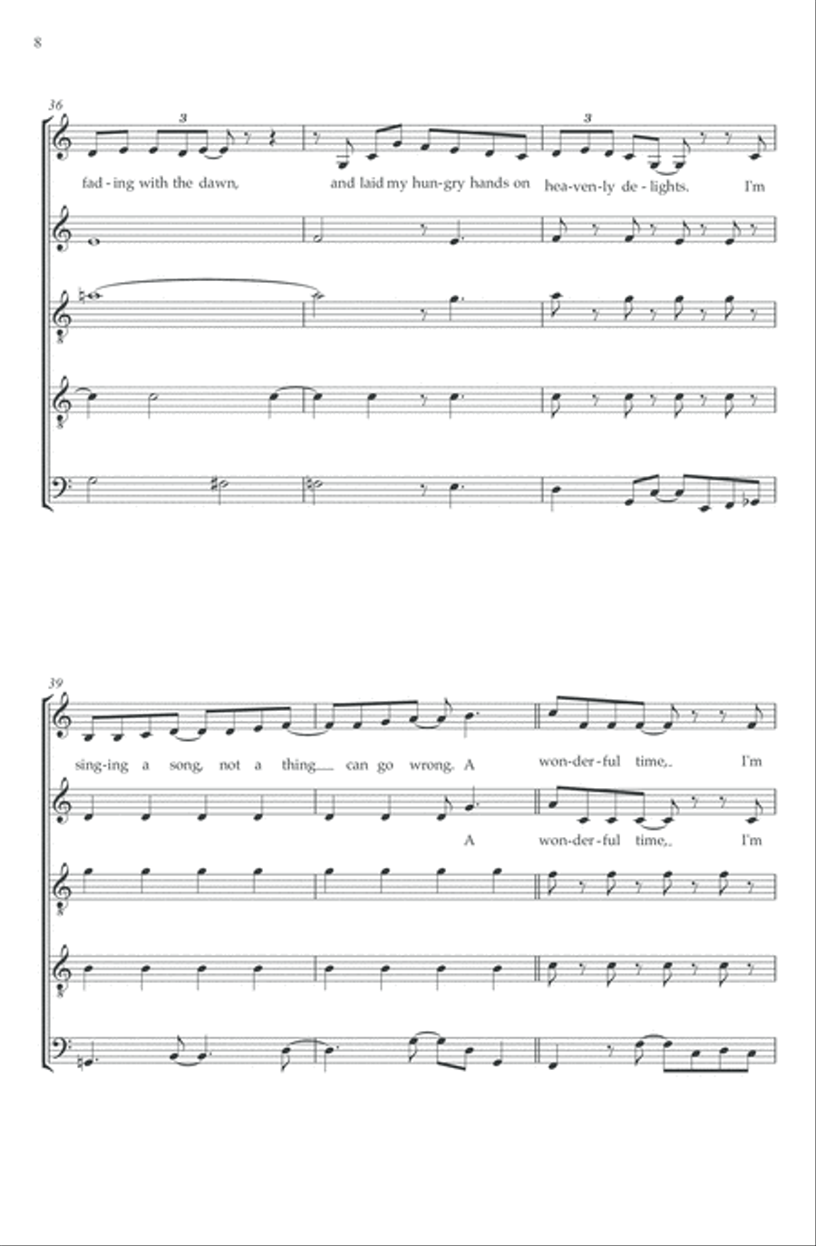 Since You've Been Gone Since You've Been Gone Choir scores gallery preview page 9