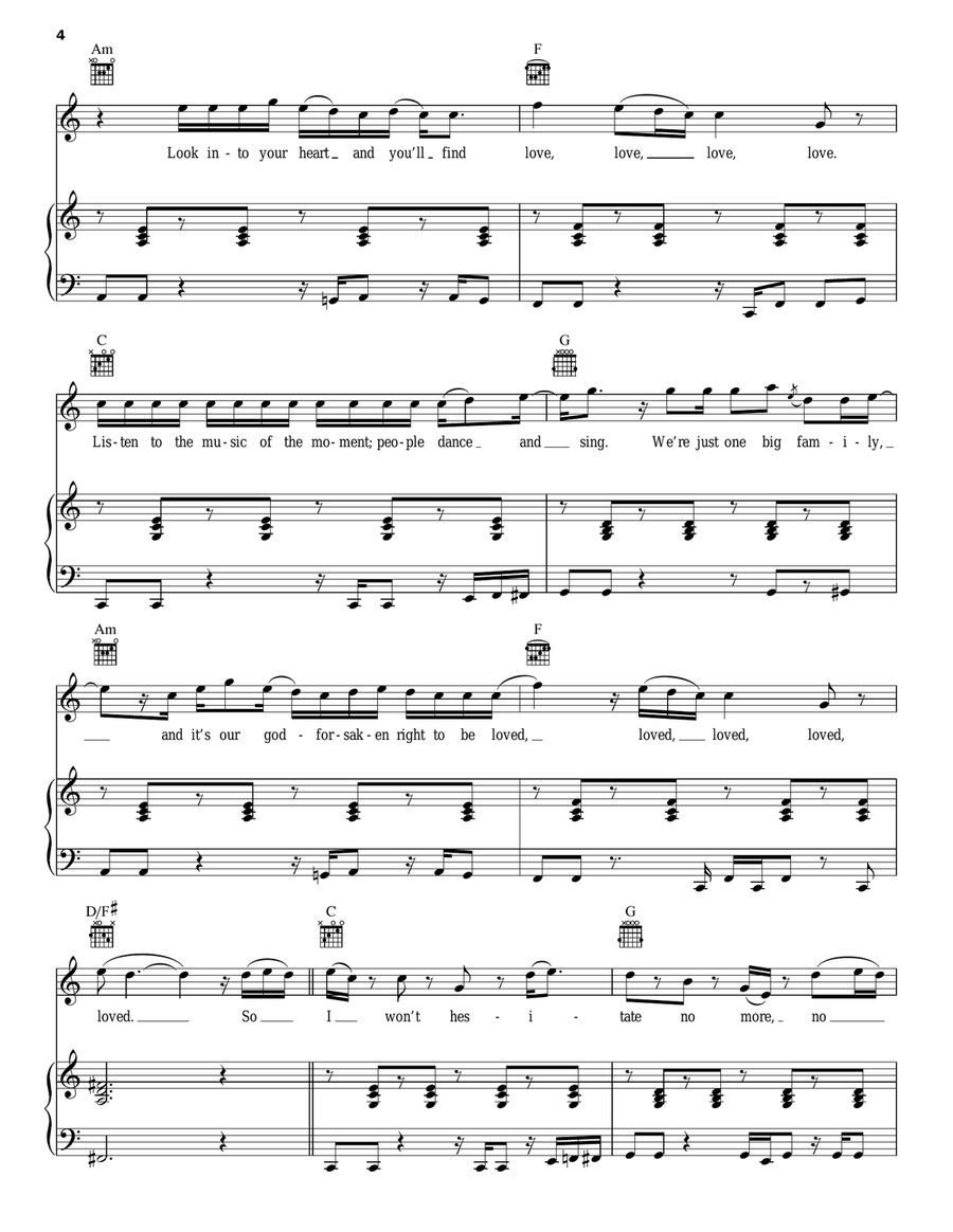 I'm Yours Acoustic Guitar scores gallery preview page 4