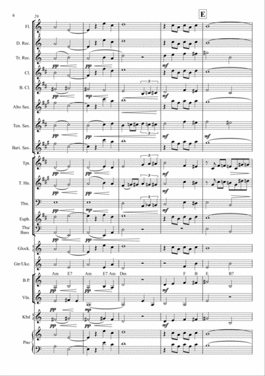 Summertime Large Ensemble scores gallery preview page 6