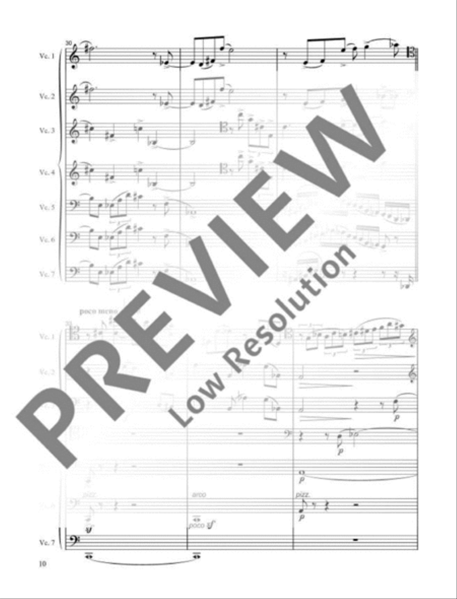 Sonata Cello scores gallery preview page 11