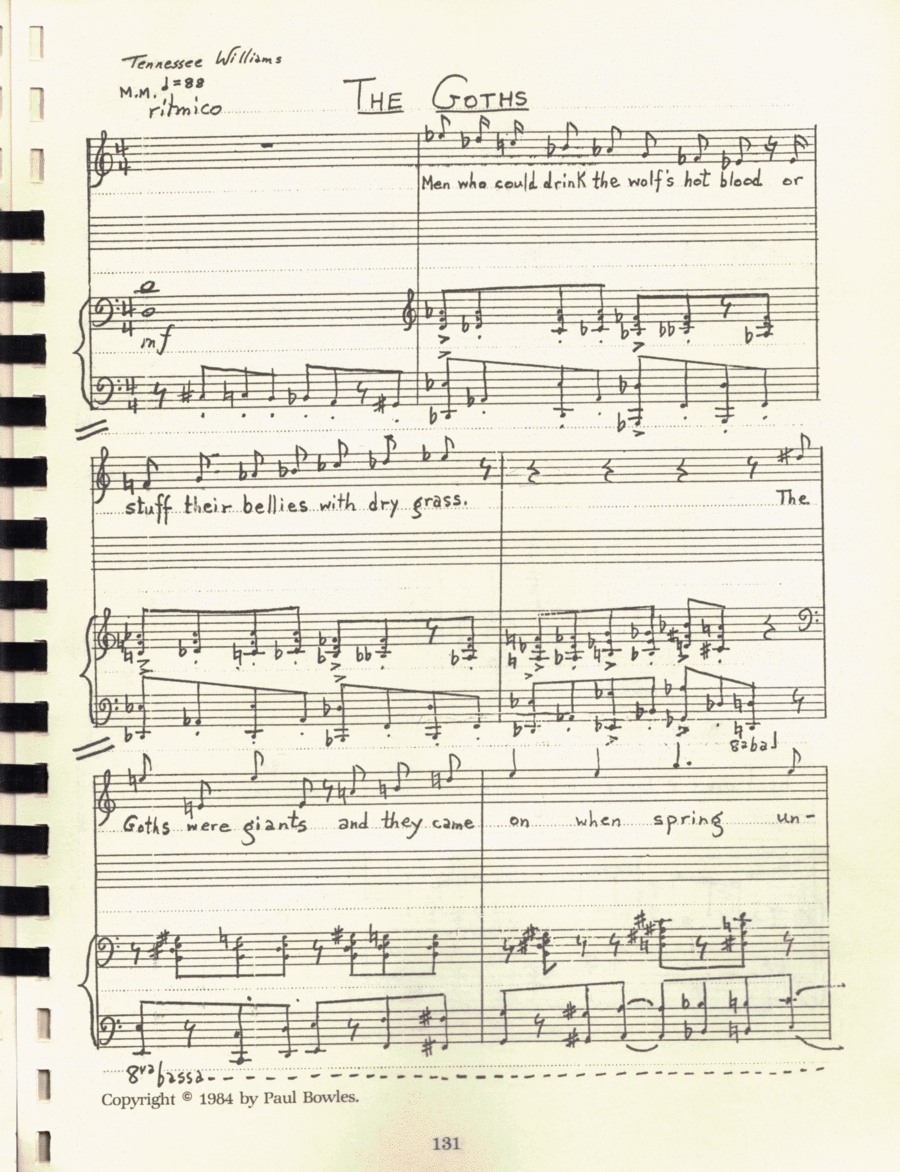 The Goth The Goth Voice scores gallery preview page 1