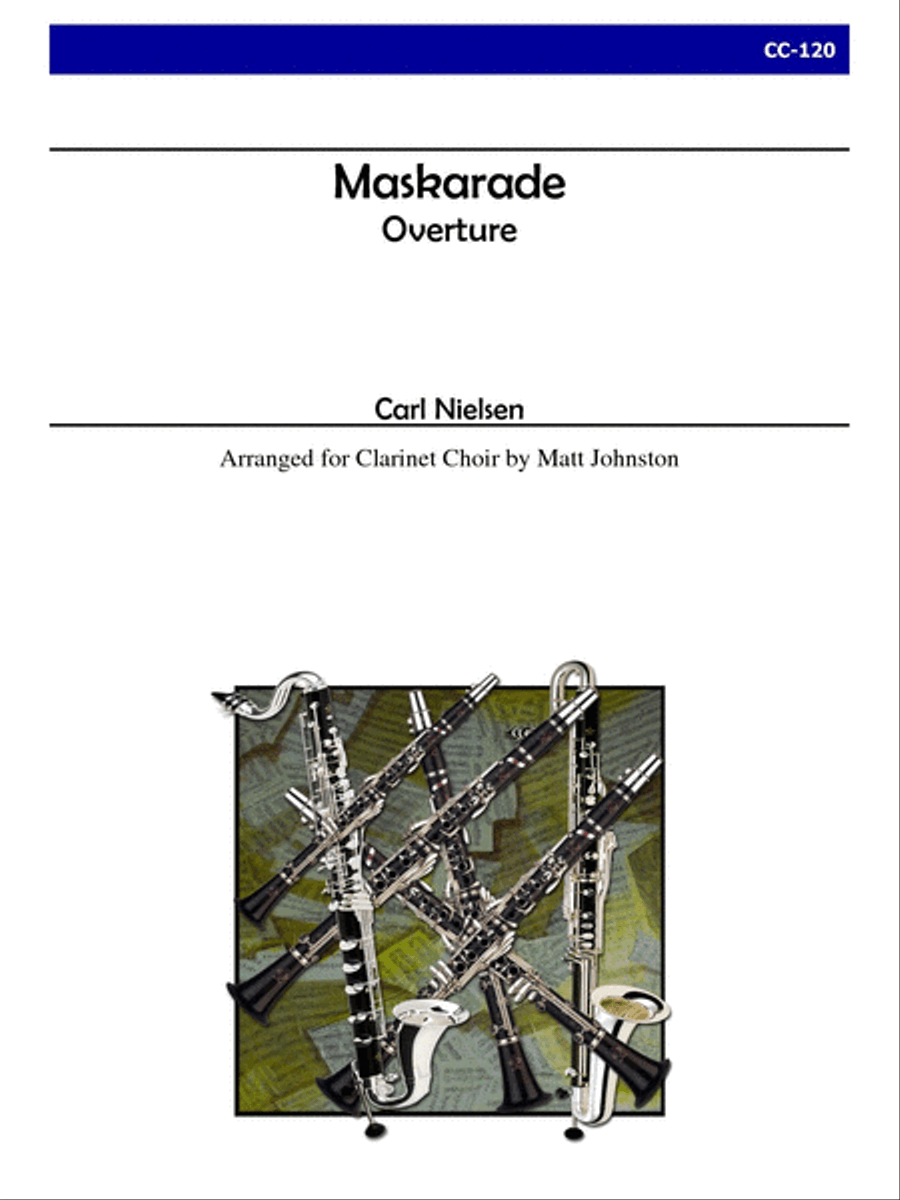 Overture to 'Maskarade' for Clarinet Choir Clarinet Choir scores gallery preview page 1