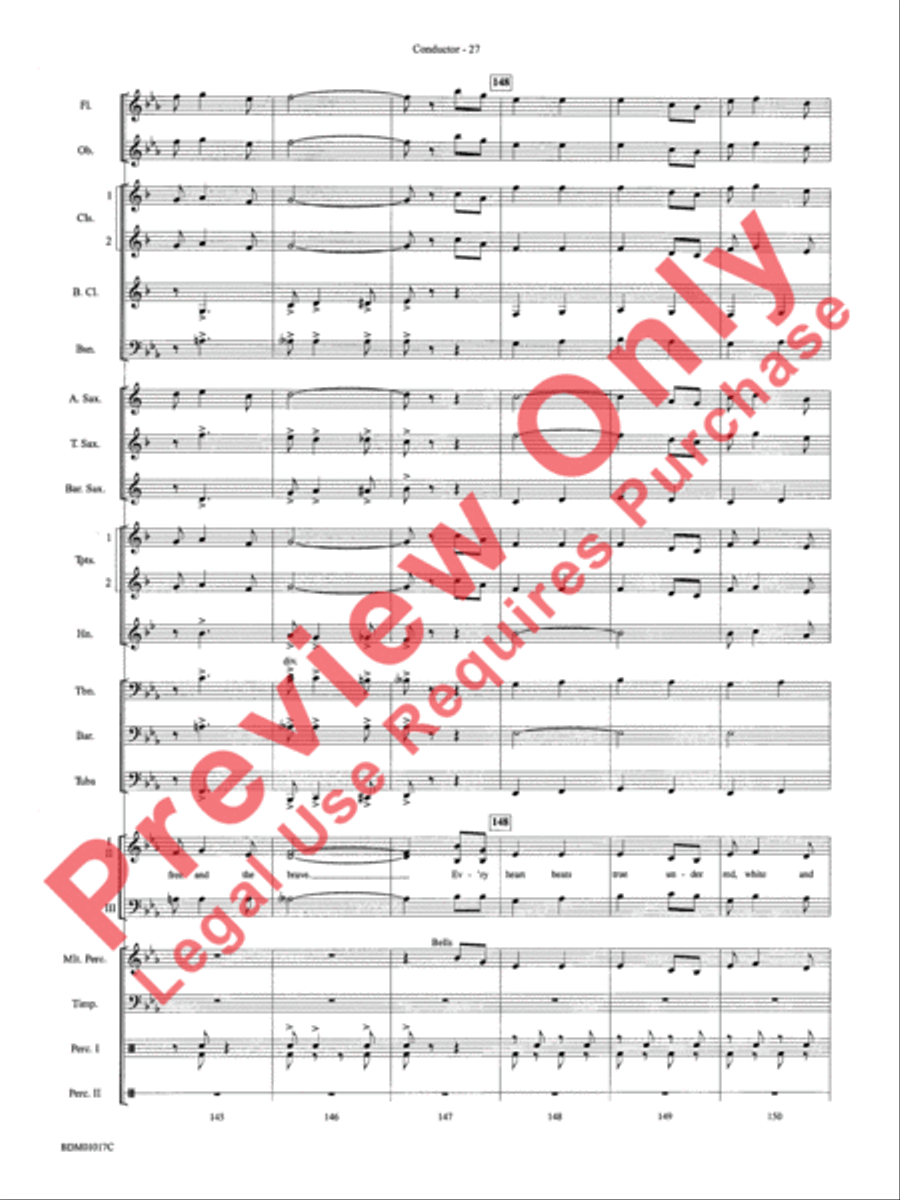 An American Celebration Concert Band scores gallery preview page 30