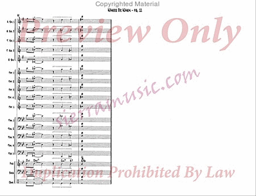 Where Or When Jazz Ensemble scores gallery preview page 12