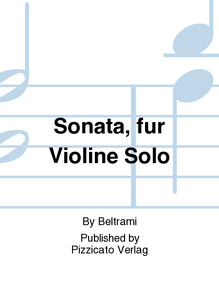 Sonata, fur Violine Solo