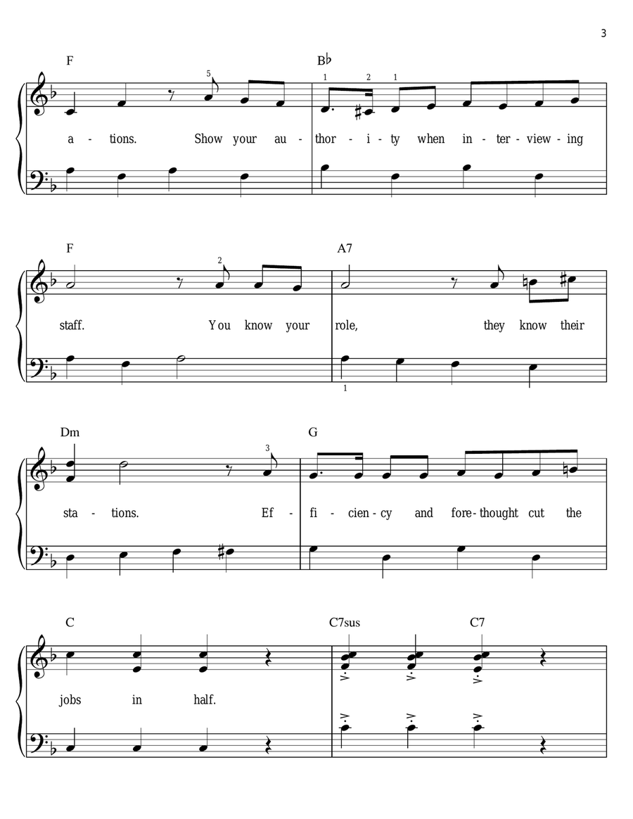 Cherry Tree Lane Voice scores gallery preview page 3