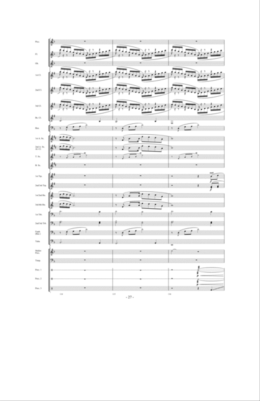 When The Tears Fell When The Tears Fell Concert Band scores gallery preview page 26