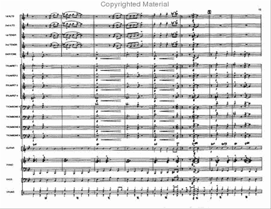 Swing Machine Jazz Ensemble scores gallery preview page 13