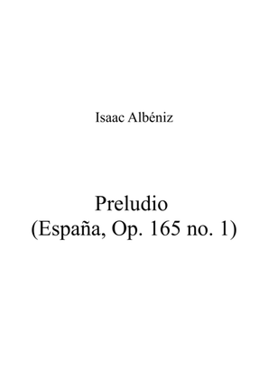 Preludio (España, Op. 165 no. 1)