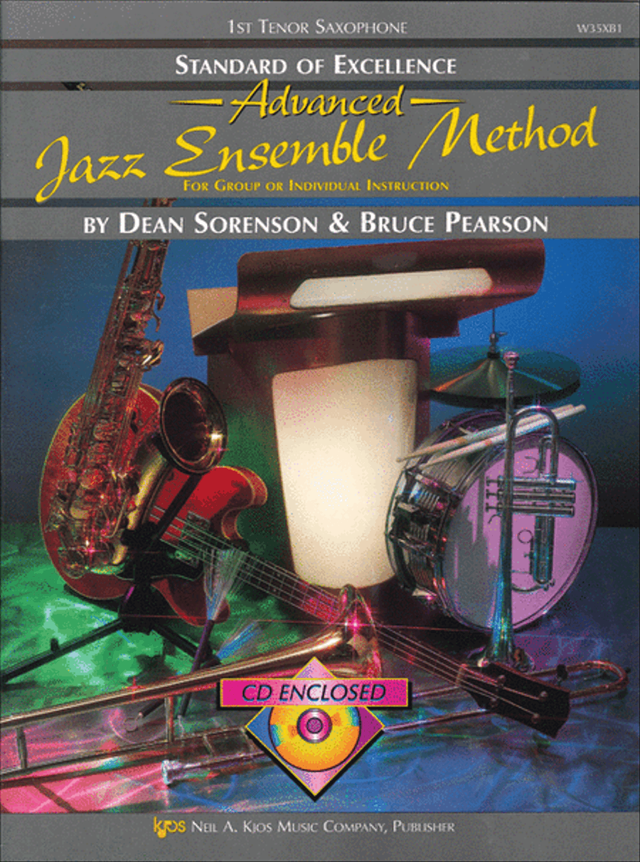 Standard of Excellence Advanced Jazz Ensemble Book 2, 1st Tenor Saxophone Jazz Ensemble scores gallery preview page 1