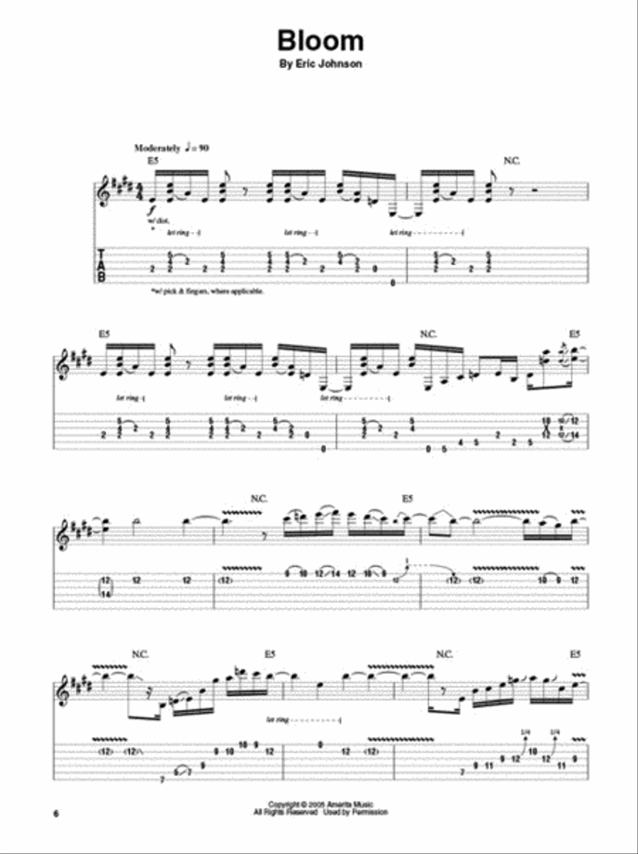Eric Johnson Electric Guitar scores gallery preview page 3