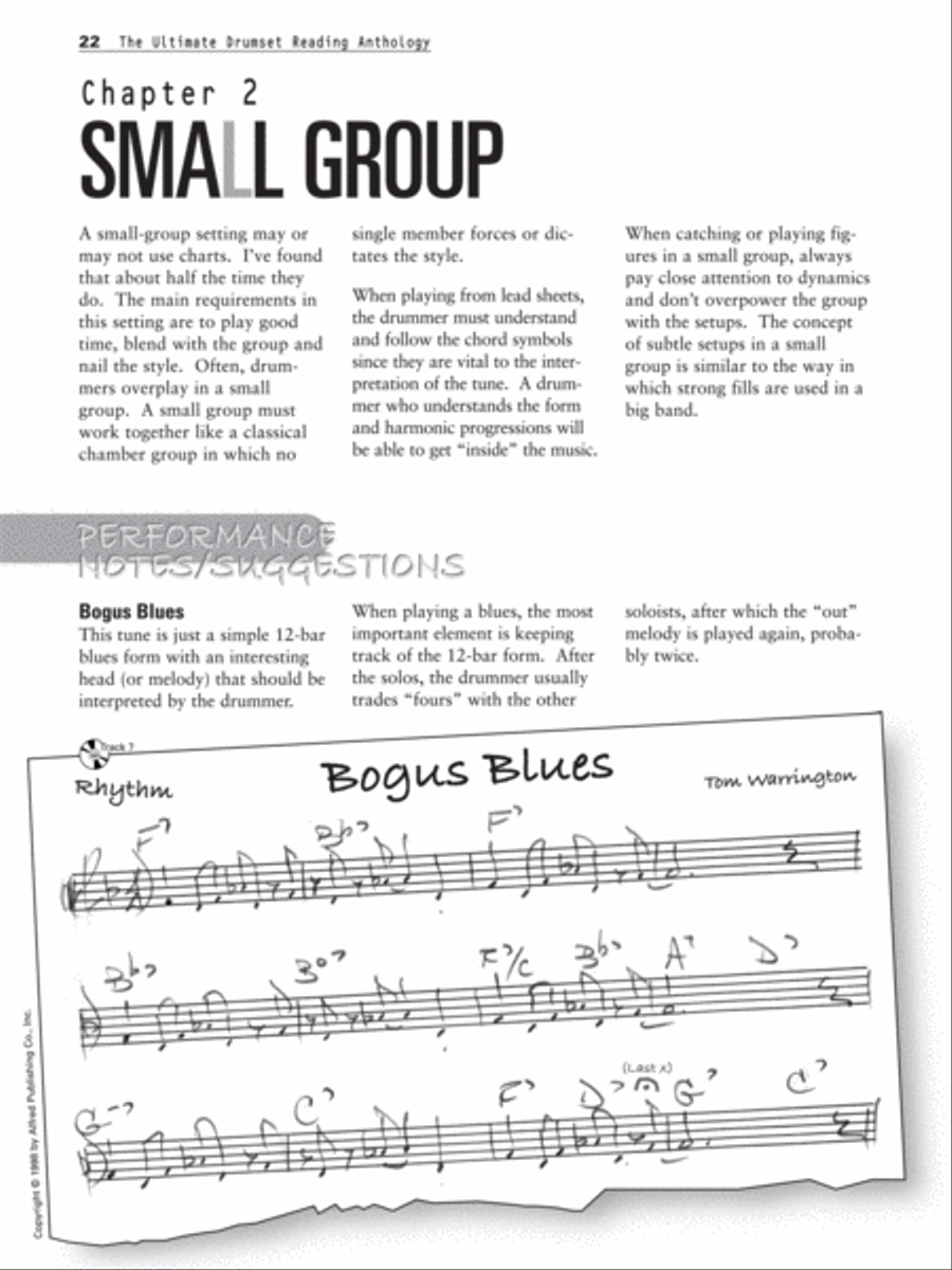 The Ultimate Drumset Reading Anthology Drum Set scores gallery preview page 6