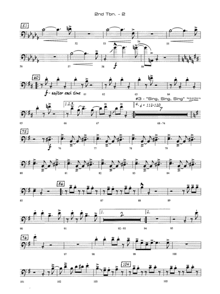 A Salute to Benny Goodman: 2nd Trombone