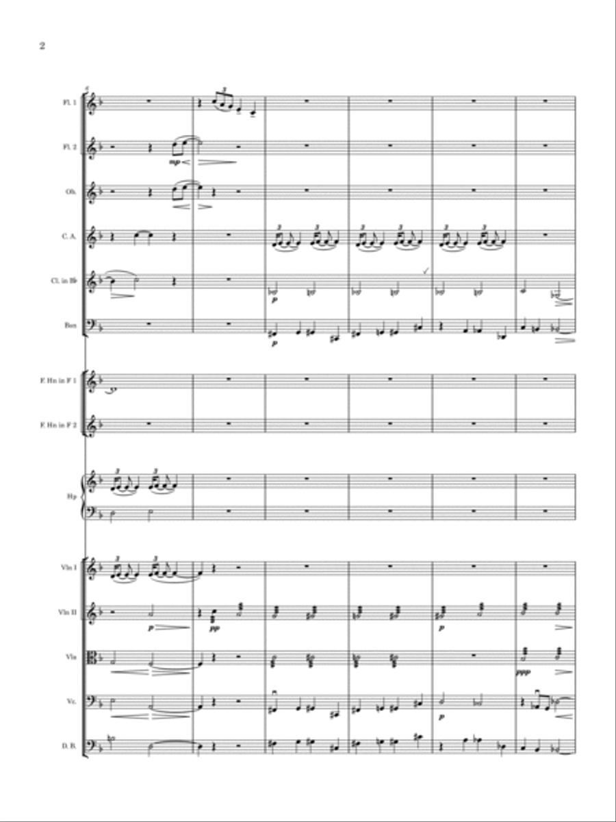 Des Pas Sur La Neige Chamber Orchestra scores gallery preview page 4