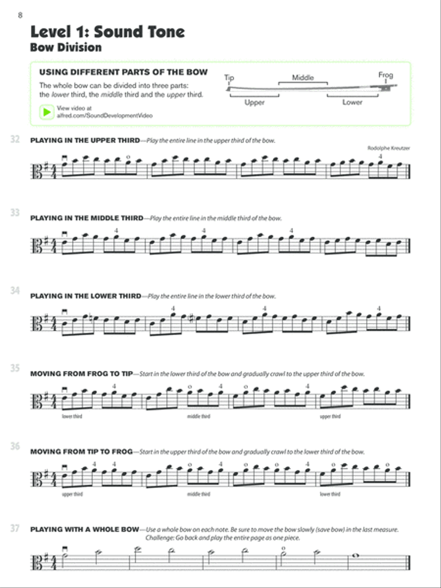 Sound Innovations for String Orchestra -- Sound Development